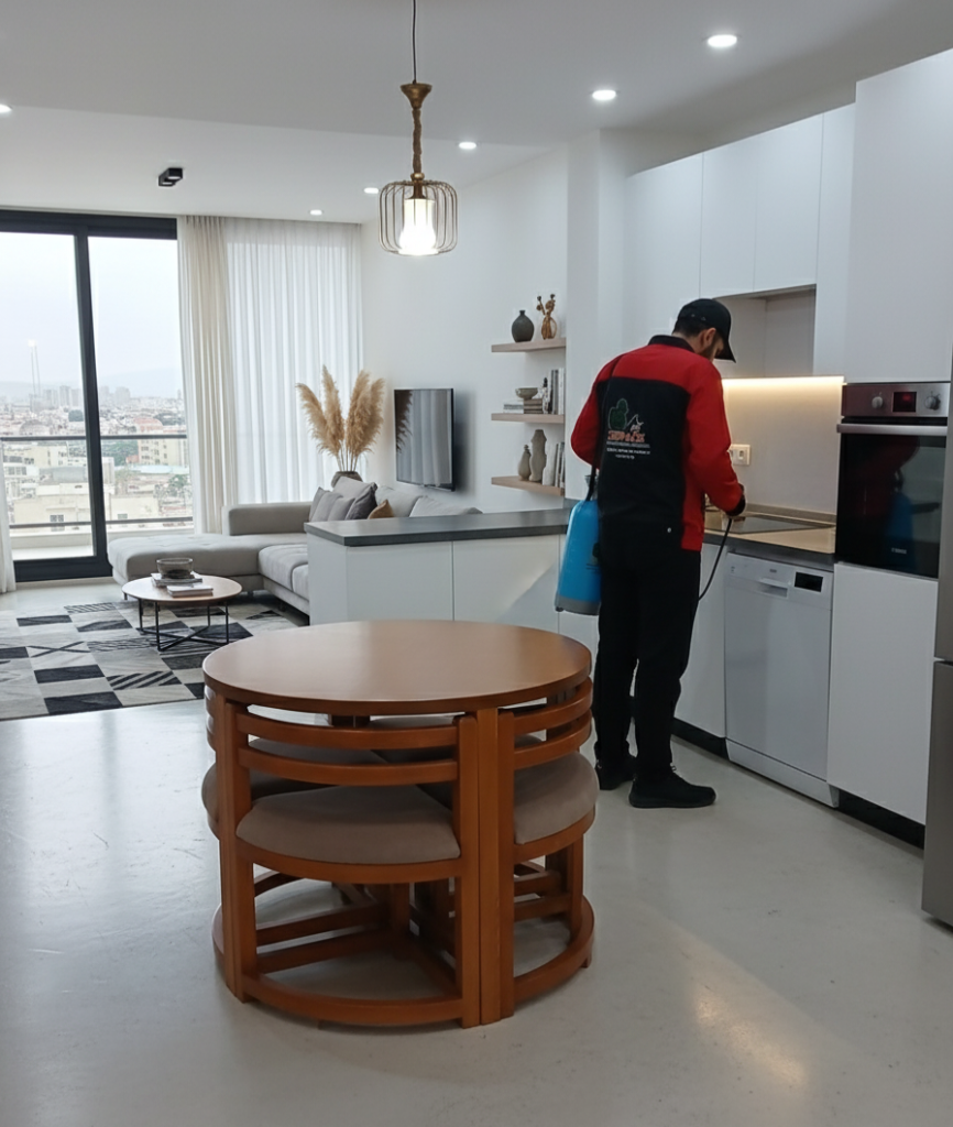 سمپاشی سوسک کابینتی